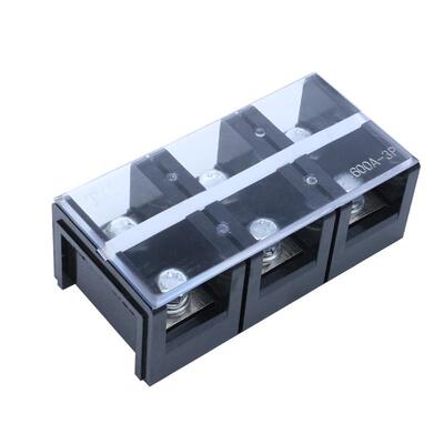 TC-6003固定式铜件接线端子600A3P端子连接器电缆端子排电源线柱
