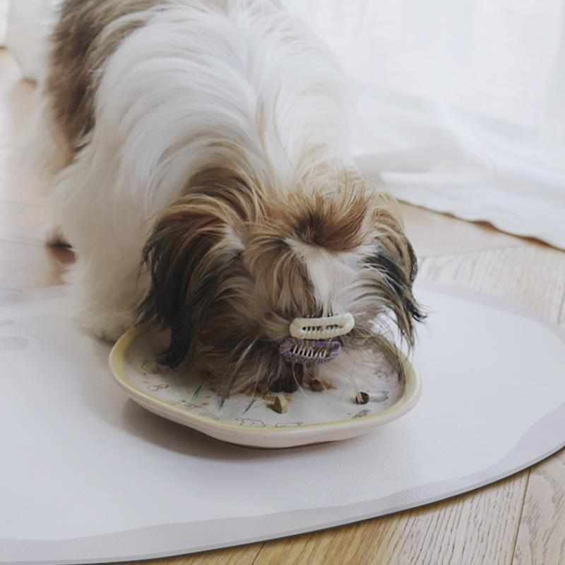 【年糕NianGao】手作系列餐盘零食盘猫碗狗碗陶瓷可爱罐头湿粮盘