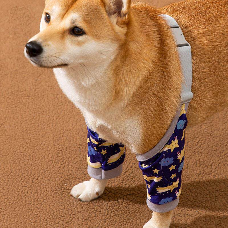 狗狗护膝护肘中大型犬防脏防灰衣服关节保护套狗狗护腿宠物衣服
