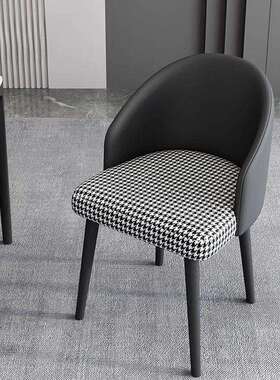 北欧NXF餐椅现代简子餐厅约椅时尚创洽意皮布艺酒店谈靠凳背椅子