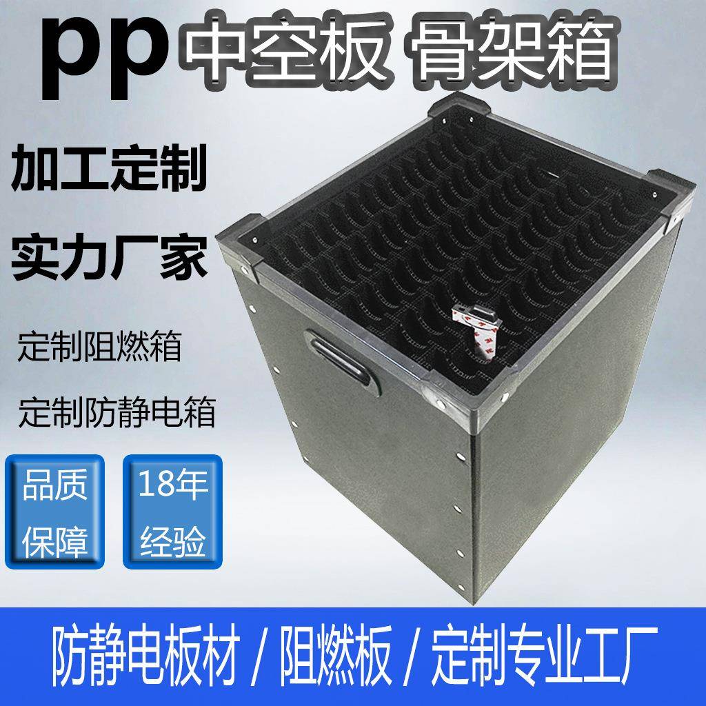 2-12mm万通板周转箱骨架箱刀卡箱蜂巢中空板板分格箱子抗压收纳