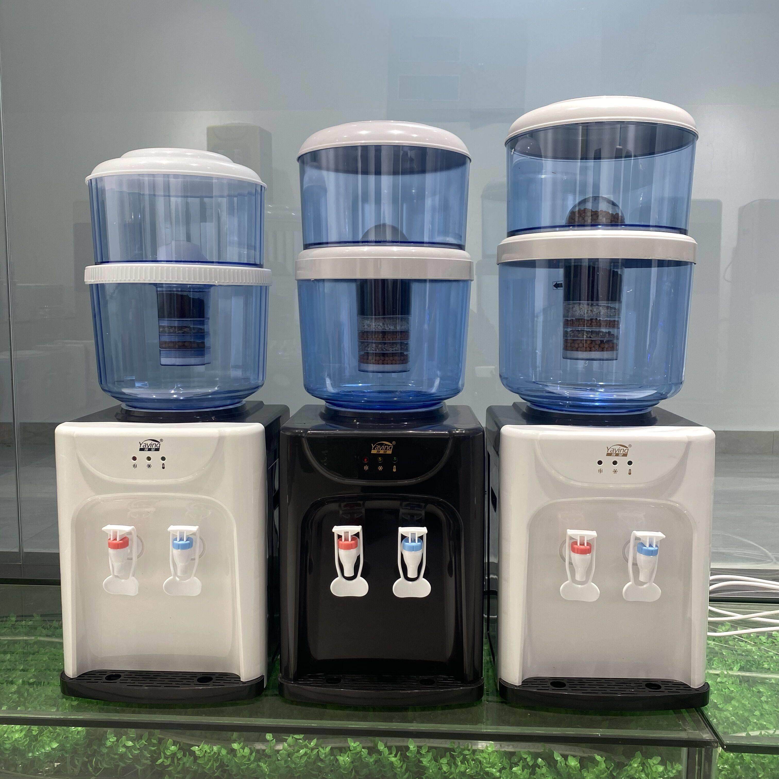 过滤桶水净化桶家用过滤自来水与桌面无门饮水机制冷和加热冰暖集