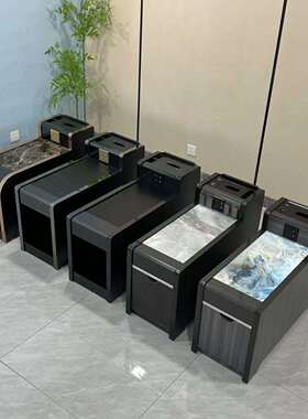 足疗茶几桑拿洗HT-CJ01浴沙发中间边经济柜足型浴小岩柜极简沐足