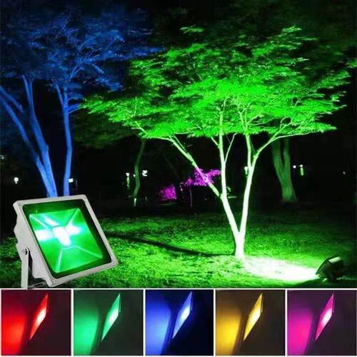 低压12v24V36V投光灯电瓶灯车船灯防水地摊灯交流直流泛光灯led灯