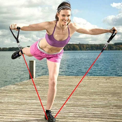 套装臂扩胸拉力棒球器阻力绳训练拉力带臂力器健身多功能组合投掷