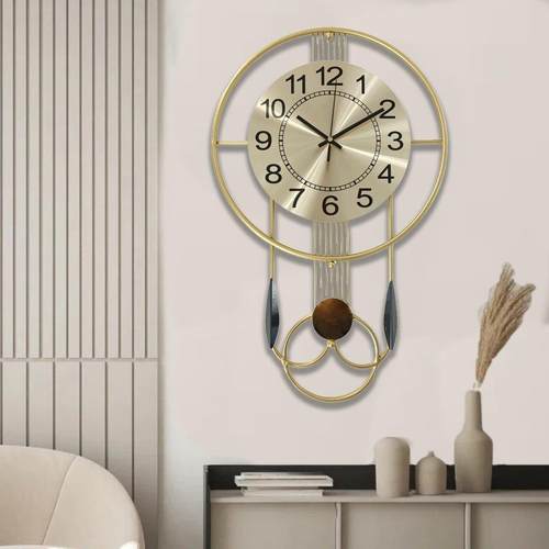 轻静奢钟表挂表JBP家用时尚墙上现新款约中式简时钟代客厅挂墙挂