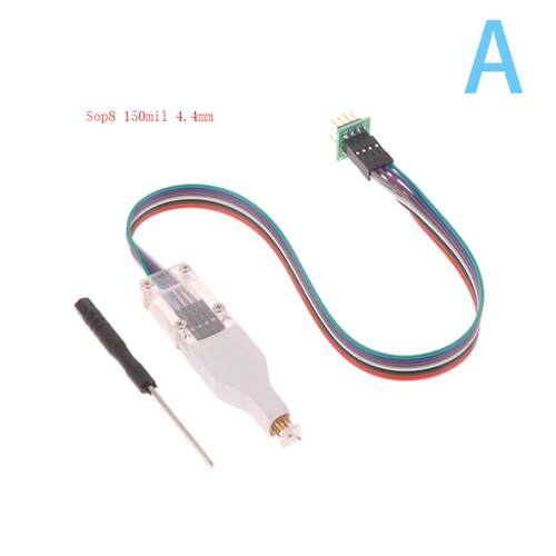 sop8/wson芯片下载烧录烧写探针弹簧针 flash eeprom芯片烧录器线