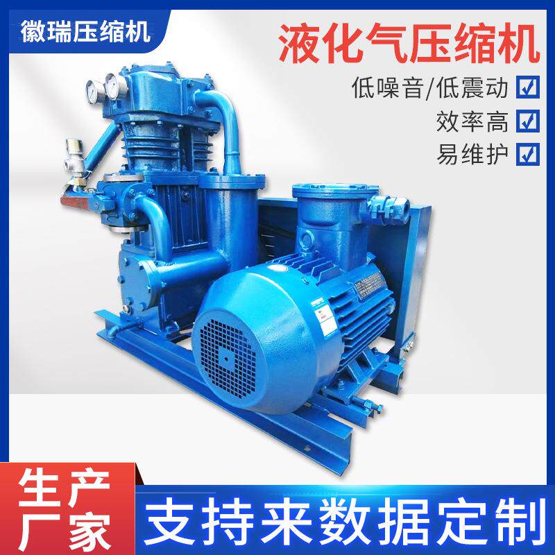 徽瑞ZW1.0-16-24联轴器丙烷压缩机氨气活塞式压缩机厂家现货