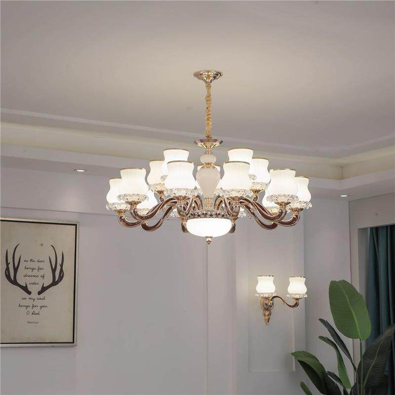 欧式吊灯客厅大灯餐厅卧室家用全屋简约奢华大气现代简欧新款灯具