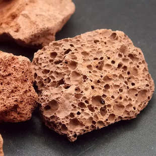 艳火山岩造景石花增鱼缸增色过滤摆设起头罗汉水族箱火山材料