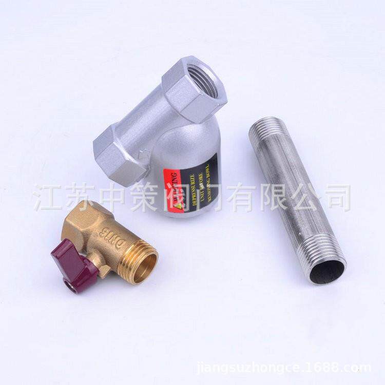 DF-403排水器前置过滤器PA-68储气罐过滤器气动排水器专用过滤器