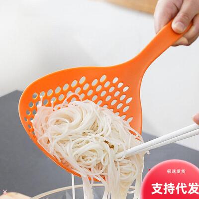 Large Japanese Style Slotted Spoon - Big Kitchen Noodle Stra