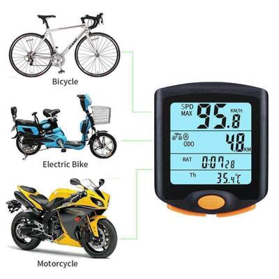 Bike Speed Meter Computer Sports Sensors Bicycle Speedometer