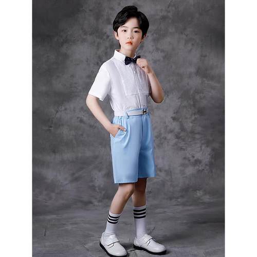 正品新款风童唱红领巾校园合表演服儿中小学生演出服男女衬衫套装