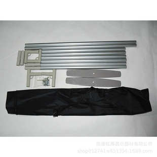 80x180铝合金易拉宝 门型展架圆管展示架透明画面广告立屏展示架