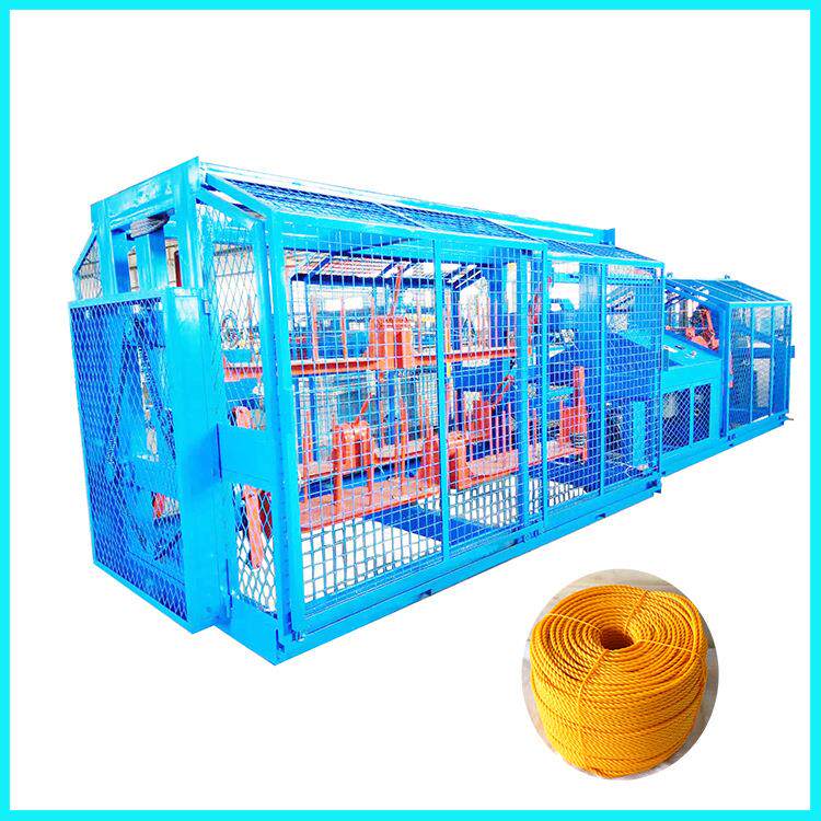 三股四股麻花绳子机器 二合一自动制绳机 麻绳拧绳机厂家直供