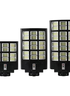 宝马款人体雷达感应800W农寸厂房户外庭院灯一体化太阳能路灯