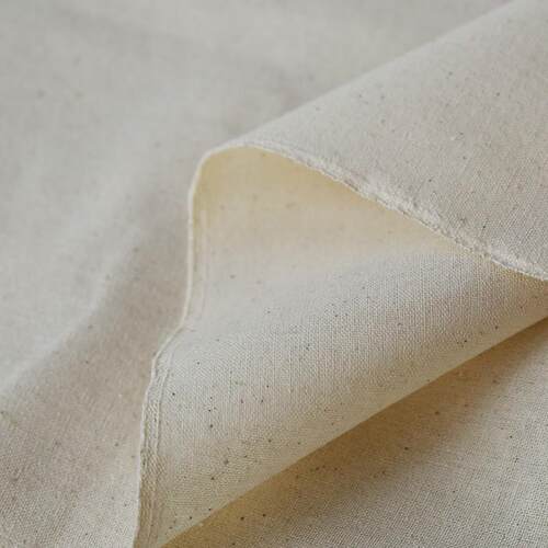 厂家全棉白胚布加厚纯棉白布口袋布服装立裁布料扎染纯棉坯布