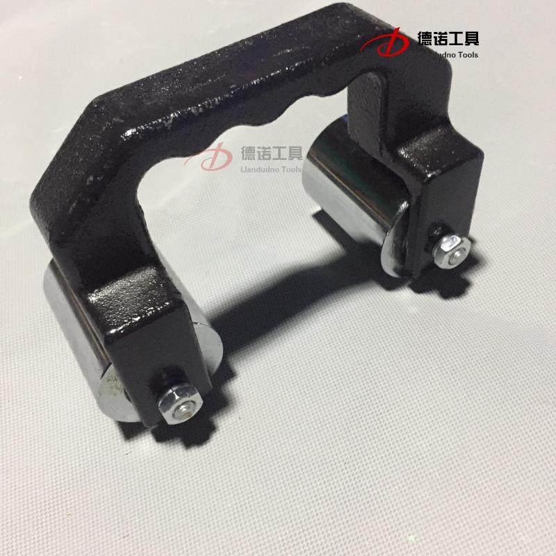 兔帝双轮小压滚轮边压辊PVC塑胶地板地板贴拼缝边压辊直角两轮工