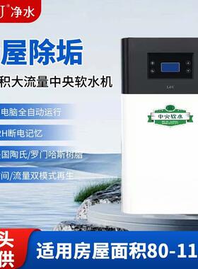 L&U全自动中央软水机大流量家用全屋过滤除水垢ro反渗透软水设备