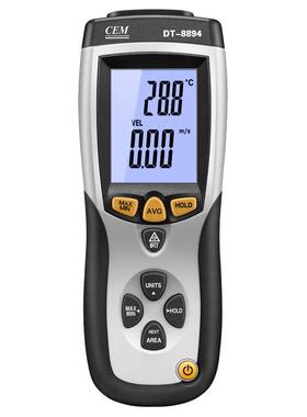 CEM华盛昌DT-8894风速温湿度风压测试仪温度30比1风速仪红外测温
