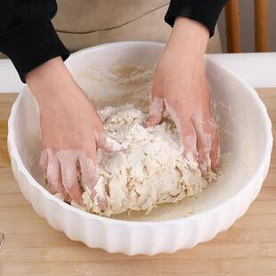 和面盆陶瓷家用揉面盆大号加厚厨房烘焙不粘面发面盆搅拌馅洗菜盆