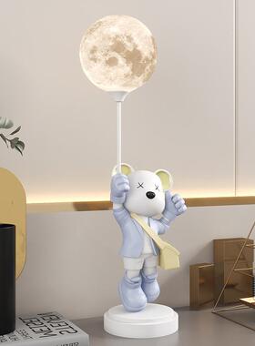 大型暴力熊客落地灯摆件SKD6117沙发家旁厅电视柜轻奢居装饰乔迁