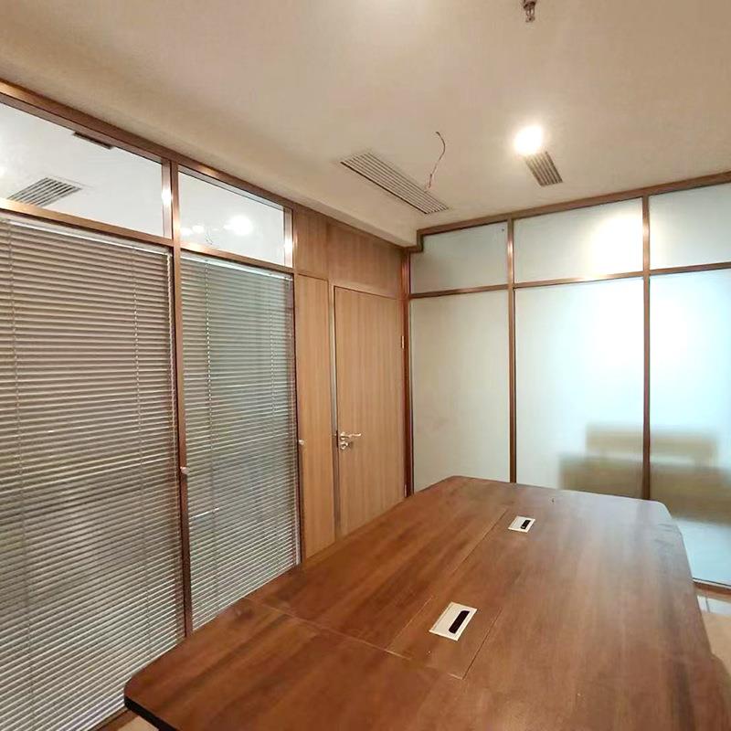 厂家直销商务写楼办公字划详询分音环保隔玻区璃墙高隔间玻璃隔断