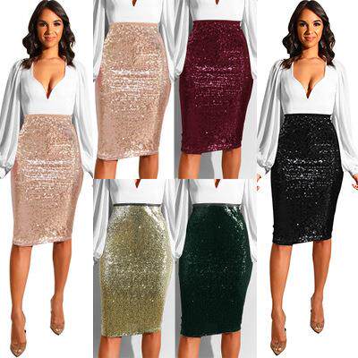 Glitter lined buttock skirt bottoms