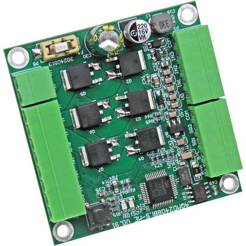 艾思控AQMD2408BLS-ME 24V8A直流无刷电机驱动器 脉冲频率485/CAN