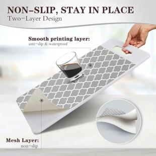 Kitchen Adhesive Cabinets Shelf slip 30x130CM Liner Non