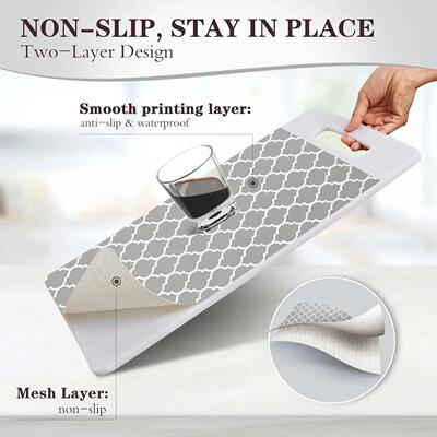 30x130CM Non-Adhesive Kitchen Cabinets Shelf Liner Non-slip