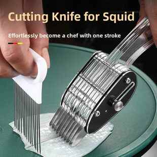 腰花刀拉花打花改花神器鲍鱼画刀开尤鱿鱼郡多鸭胗猪腰章鱼切花纹