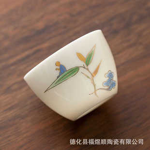 高档户外一壶二杯便携包陶瓷快客杯可做LOGO 羊脂玉瓷旅行茶具套装