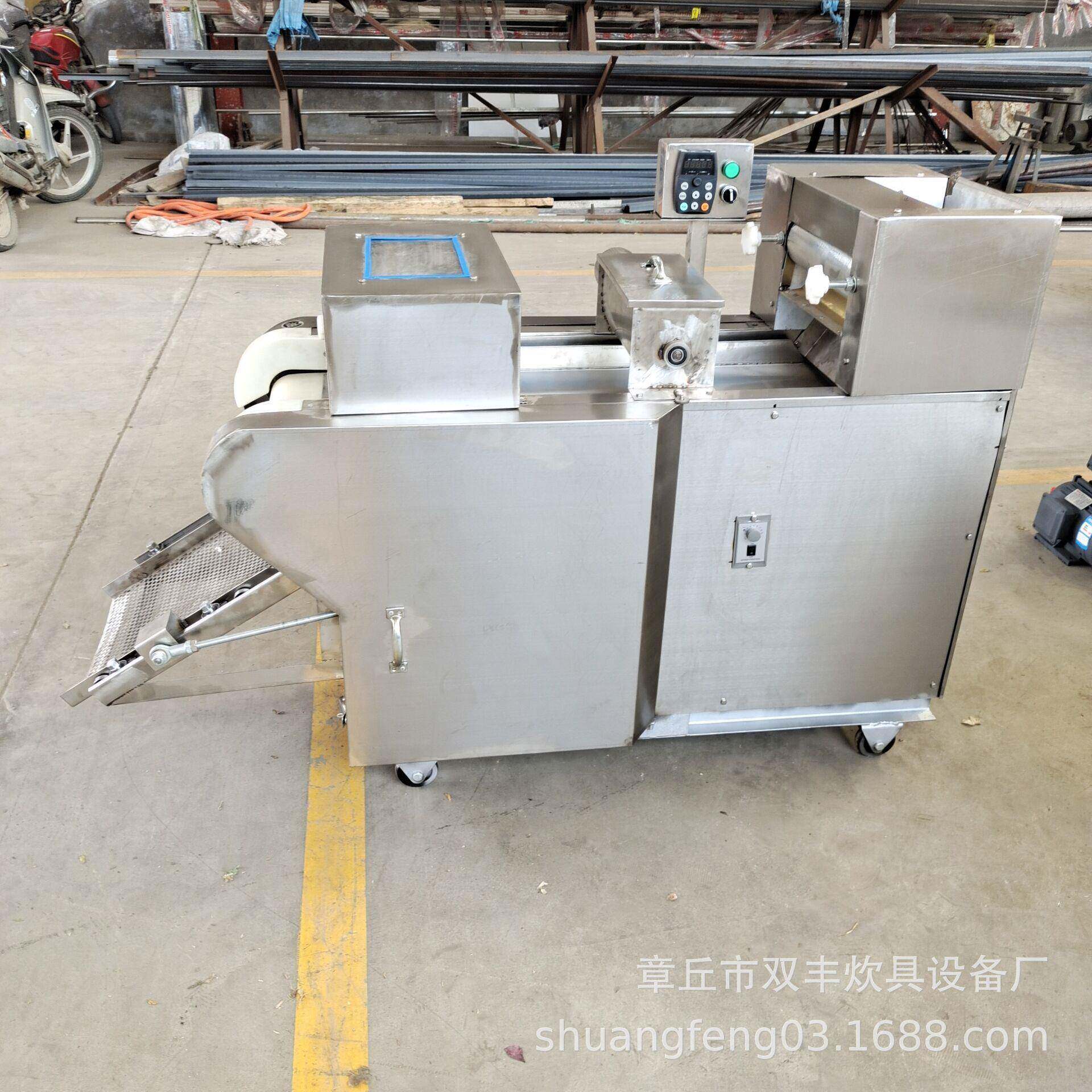 新型自动江米条机高效出料蜜三刀休闲食品机械