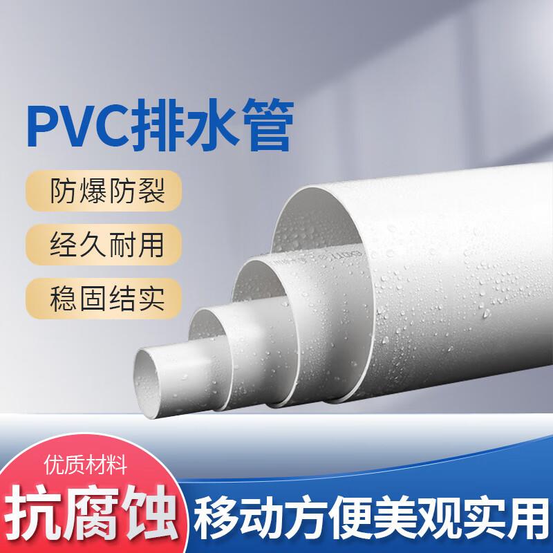 PVC管PVC排水管PVC水管PVC塑料管下水管PVC塑胶排污管材