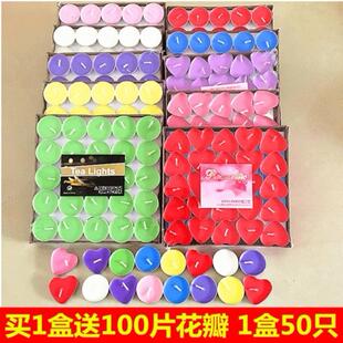 50pcs/Pack Flameless Candles Tea Lights Candle Tealight