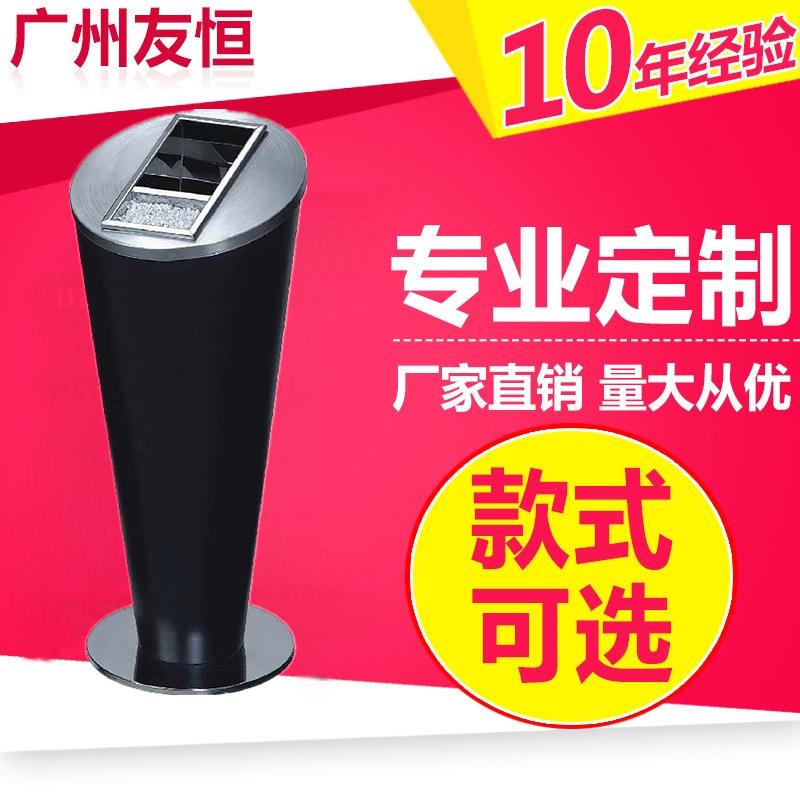 酒店大堂果皮筒圆锥形烤漆阻燃垃圾桶会所KTVA过道垃圾桶