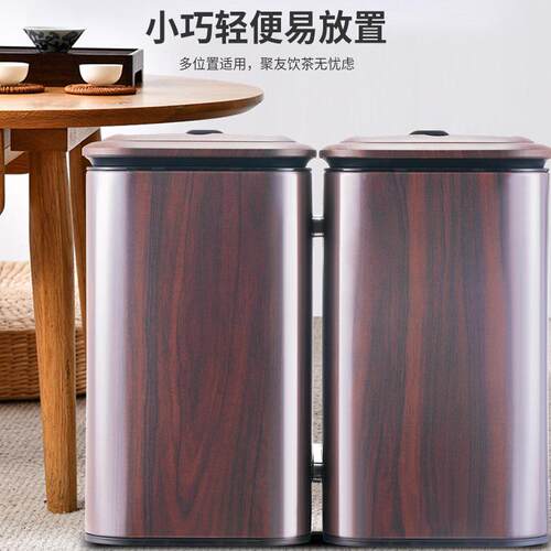 智能语音垃圾桶 茶渣桶滤茶桶茶水桶 茶具配件茶台垃圾废水收纳桶