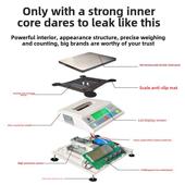 跨境高精度商用电子秤小型电子平台秤克秤硬件计数精密称重秤