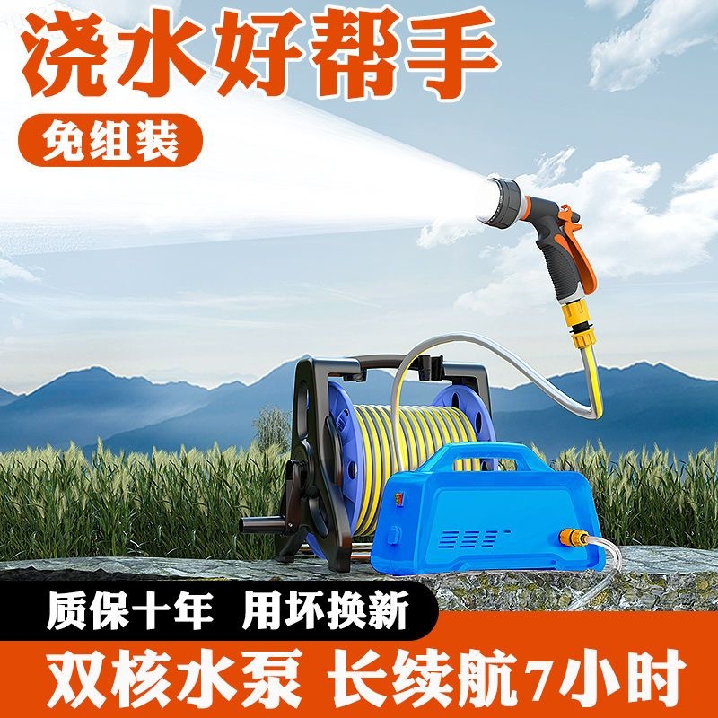 充电式抽水泵小型锂电动家用户外农村农田农用浇菜灌溉神器浇水机