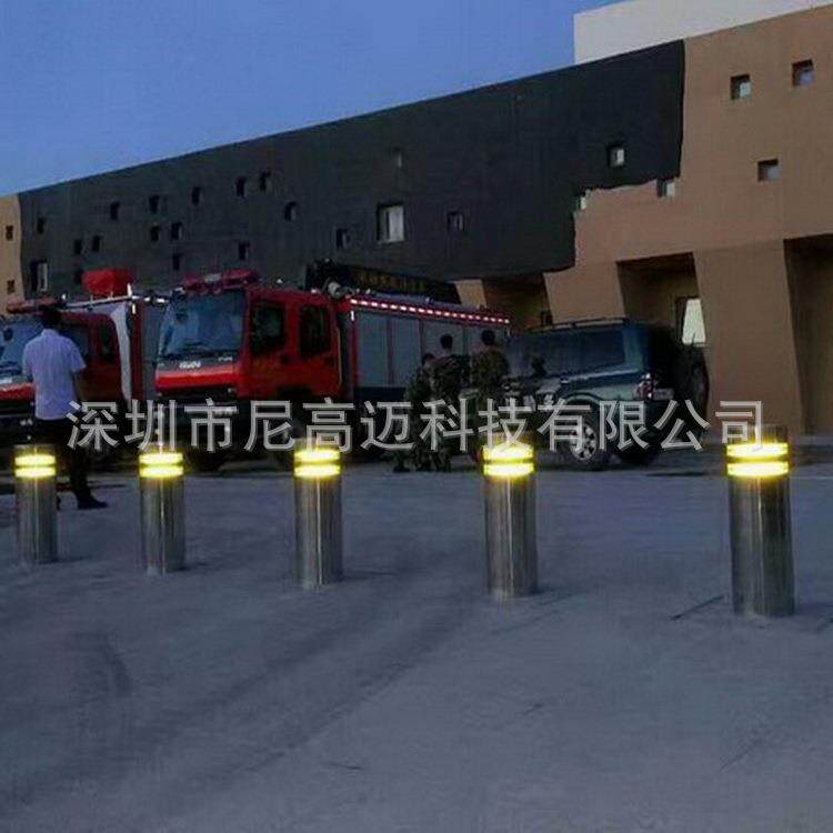 供应成品可升降车挡,物流中心车辆管理全自动伸缩柱,智能液压路桩