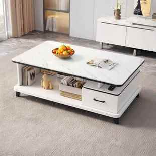 茶几厅家用小户型MSC简约现代钢化玻璃客20沙25新款 轻奢阳台发小