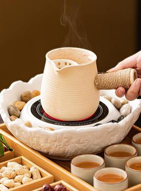 秦艺红网围煮茶28175电陶炉罐罐茶壶煮茶器家炉用陶烧水壶烤壶奶