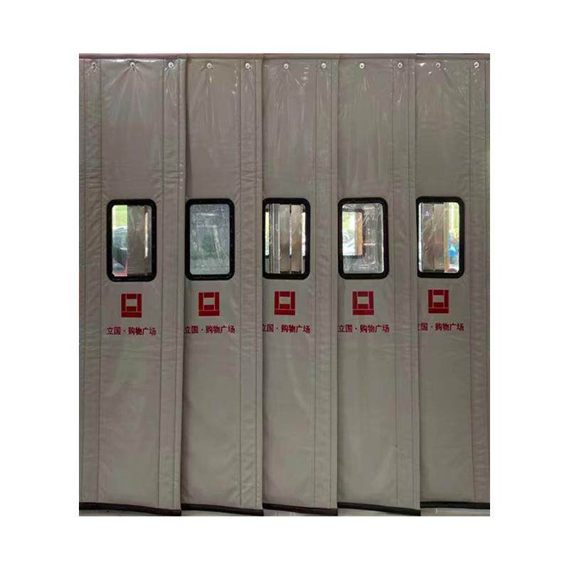 pu皮革超强隔音棉门帘冬季加厚保暖防寒防风帘商场超市门口商用