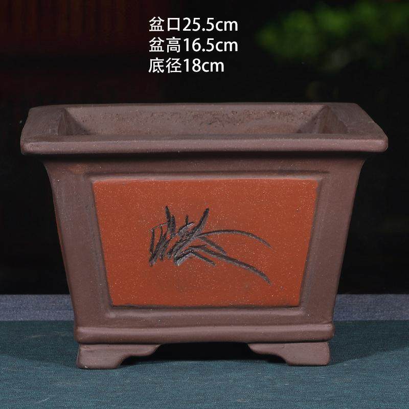 长方形紫砂花盆花盆花盆花盆花瓶