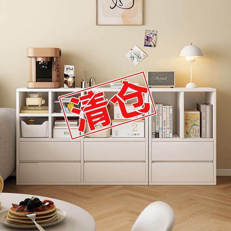 书架置物架落地矮柜教室IZS学储生收纳柜客靠厅柜物柜卧墙室格子