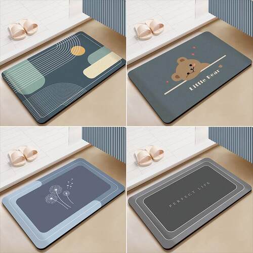 quick dry toilet door mat mat bathroom MATS carpets