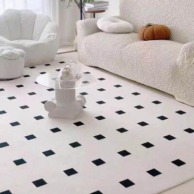 Fluffy Area Rugs for Bedroom Shaggy Floor Mat Carpet 地毯垫