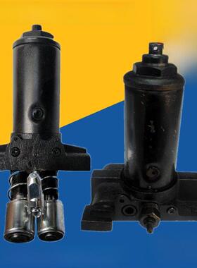 3吨水平液压0公斤顶泵头缸附件/3T双柱塞水平液压0公斤顶泵头缸